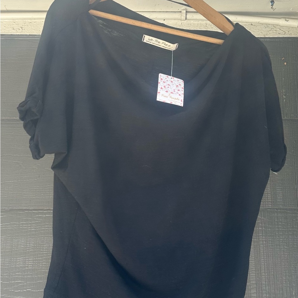 Free People Scoop Neck Tee